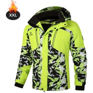 Bovista Skipak - SkiBroek - Skijas - Ski Suit - Wintersport - Heren - Winter - Warm Fleece - Groen - Maat M