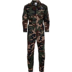 Fostex kinder piloten overall woodland camo