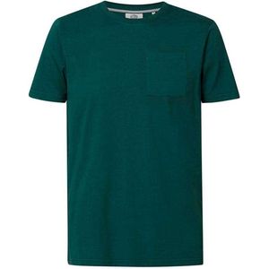 Petrol Industries - Heren Organic Pocket Tee - Groen - Maat L