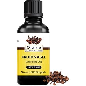 Kruidnagelolie 50ml | 100% Puur & Onbewerkt | Geurolie | Kruidnagel Etherische Olie voor Huid, Haar en Aromatherapie