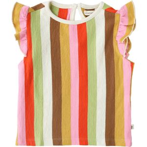 Multi stripes ruffle shirt | Your wishes 98