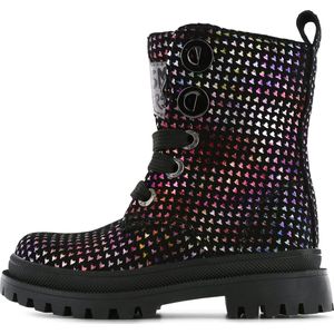 Bikerboots | Meisjes | Multicolor Black | Leer | Shoesme | Maat 22