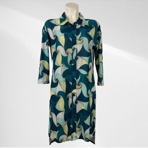 Angelle Milan – Travelkleding voor dames – Multigroene Jurk – Ademend – Kreukherstellend – Duurzame jurk - In 5 maten