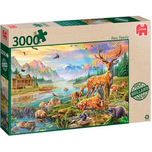 Jumbo Premium Collection - Deer Family - Legpuzzel - 3000 stukjes