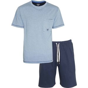 MEQ heren Shortama Blauw MESAH2003A - Maten: S