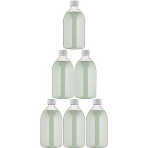 Scrubzout Dennen - 650 gram - Fles met witte dop - set van 6 stuks - Hydraterende Lichaamsscrub