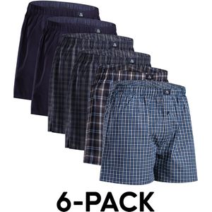 DANISH ENDURANCE - Boxershorts - Biologisch Katoen - Losse Pasvorm - Knoopgulp - 6-pack