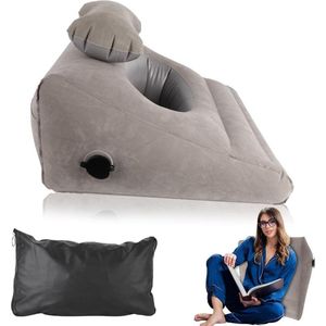 Opblaasbaar wigkussen voor benen - Aders verhogend kussen - Beenverhogingskussen voor rug - Verbetering slaap bloedsomloopsysteem