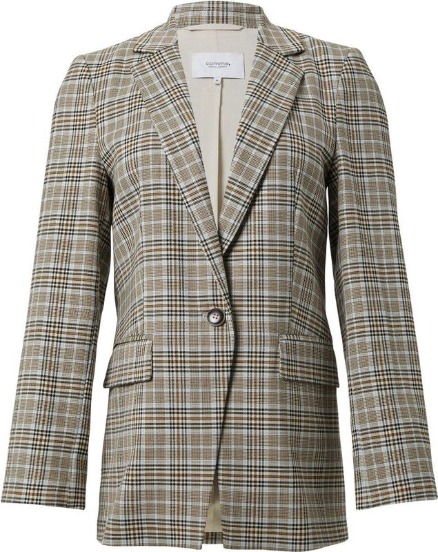 comma - Indoor-Blazer - Geruit - Blazer