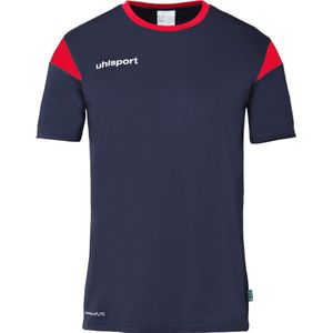 Uhlsport Squad 27 Shirt Korte Mouw Kinderen - Marine / Rood | Maat: 164
