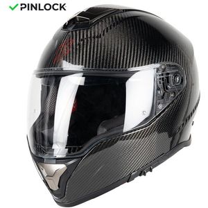 Motor Integraal Integraalhelm CONTINENTAL CARBON 3K Zwart Glanzend M van MOTOBLOUZ