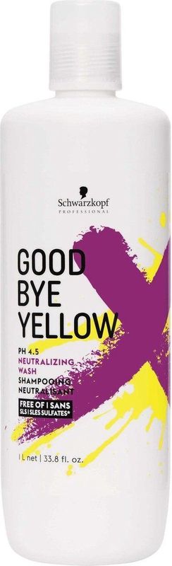 Schwarzkopf - Good Bye Yellow - Shampoo - 1000 Ml