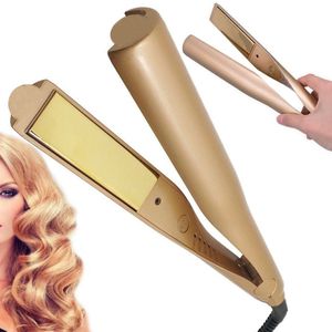 Bodybite - 2-in-1 Stijltang & Krultang - Titanium Haarstyler Met Temperatuurregelaar 140-230°C - Goud - TWISTLINE