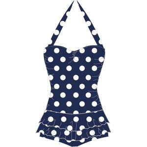 Pussy Deluxe - Classic Summer Badpak - XS - Blauw