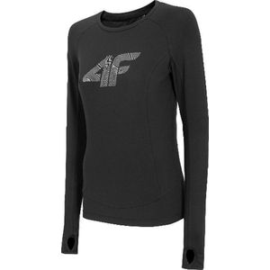 4F Women's Functional Longsleeve H4L20-TSDLF001-20S, Vrouwen, Zwart, Longsleeve, maat:  EU