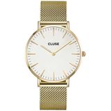 Cluse Boho Chic Mesh White, Gold Colour