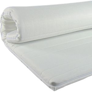 Slaaploods.nl Topdekmatras - Koudschuim Comfort - 80x220 cm - Dikte 8 cm