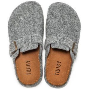 Berussa - Twigy Tuana - Unisex - Heren Sloffen - Dames Sloffen Huispantoffels - Sloffen - Warme Vilten Pantoffels met Gesp - Anti Slip - 36/45