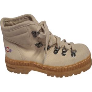 ART-M104-HALF HOGE CANVAS SNEAKER-CREAM-SIZE 44