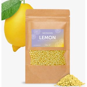NEOMANN Wax Parels voor Ontharing met Wax 450g - Citroengeur - harde Wax of Sax voor Pijnloze Ontharing met Waxkralen - voor Alle Waxverwarmers en voor het Hele Lichaam, Gezicht, Bikinilijn