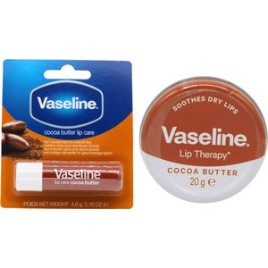 Vaseline - Lip Therapy - Getinte Lippenbalsem - Cacaoboter - 4.8g