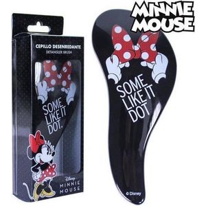 Ontwar Haarborstel Minnie Mouse Zwart
