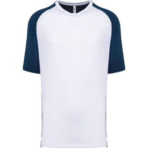 PROACT® Tweekleurig padel-T-shirt met raglanmouwen voor heren PA4030 - Sporty Navy / White - XL