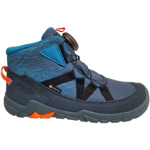 Superfit - Trace - Halfhoge Waterdichte BAREFOOT Schoen - Blauw Combi - Maat 27