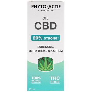 Phyto-Actif CBD-olie 20% Sublinguaal 10 ml