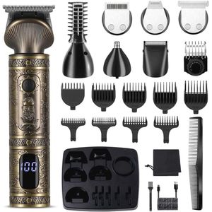 Professionele 7-in-1 Haartrimmer Set voor Mannen – Precisietrimmen en Verzorging