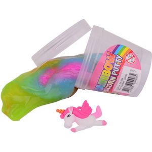 Unicorn slijm - Slime - Putty - Eenhoorn - Kinderen - Speelgoed - Met speeltje - Siliconen - multicolor