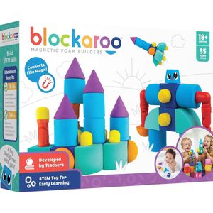 Blockaroo kasteel box-magnetisch speelgoed-peuter speelgoed-speelgoed 3 jaar/4jaar/5jaar- speelgoed jongens en meisjes- badspeelgoed