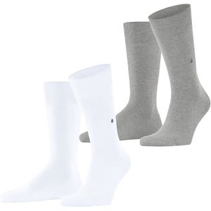 Burlington Everyday Sok - Wit - Katoen - 2-Pack