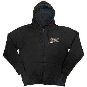 Tupac - Crown Seal Vest met capuchon - S - Zwart