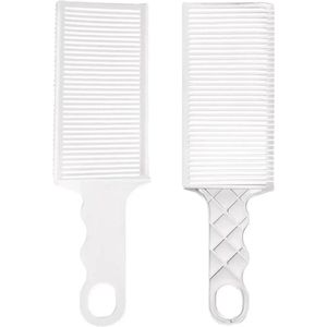 WiseGoods Premium Heren Kapperskam - Kapper Kam - Kammen - Haarkam Scheren - Barber Accessoires - Brush - Haaraccessoires - Wit