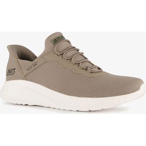 Skechers Slip-ins Bobs Sport dames sneakers beige - Maat 39 - Extra comfort - Memory Foam