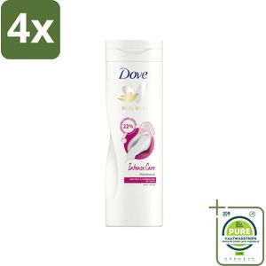 Dove Bodylotion Intense Care 400 ml - Voordeelverpakking - 4 stuks - Lichaamslotion - Intensieve hydratatie