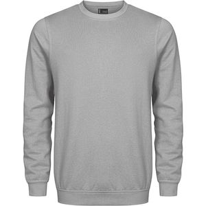 Unisex Sweater 'Promodoro' met ronde hals Light Grey - S