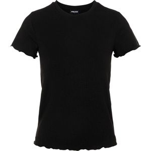 Pieces T-shirt Pcnicca Ss O-neck Top Noos 17120085 Black Dames Maat - XL