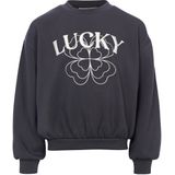 LOOXS 10sixteen 2601-5304-195 Meisjes Sweater - Maat 122/128 - Blauw van 40% Rayon 46% Nylon 4% Spandex