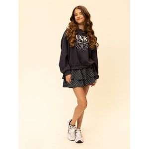 LOOXS 10sixteen 2601-5304-195 Meisjes Sweater - Maat 122/128 - Blauw van 40% Rayon 46% Nylon 4% Spandex