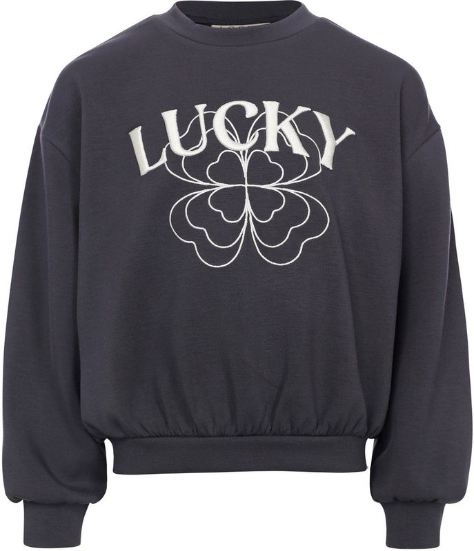 LOOXS 10sixteen 2601-5304-195 Meisjes Sweater - Maat 122/128 - Blauw van 40% Rayon 46% Nylon 4% Spandex