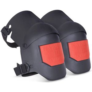 Kniebeschermer Hybrid Ultra Flex III - Zwart/Oranje - Gel Pakket Voor Comfortabele Bescherming