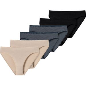 Schiesser Dames midi slip 6 pack Modal Essentials