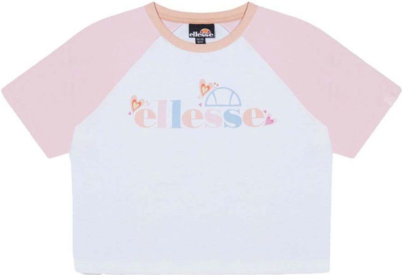 Ellesse Gambulli Cropped T-shirt Met Korte Mouwen Wit 13-14 Years Meisjes