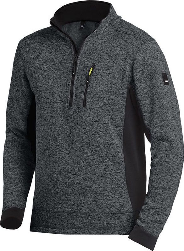 FHB Patrick Tricotfleece Trui Antraciet-Zwart maat XS