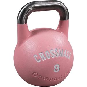Crossmaxx® Competitie kettlebell 8kg, roze