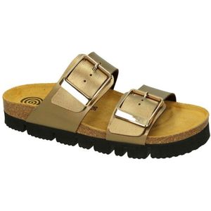 Dr Brinkmann -Dames - brons - slippers & muiltjes - maat 36