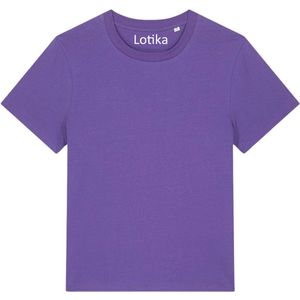 Lotika - Saar T-shirt dames biologisch katoen - paars