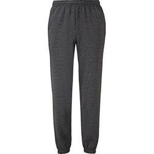 2 Pack Fruit of the Loom - Classic Elastische Joggingbroek - Dark Heather Grey - S